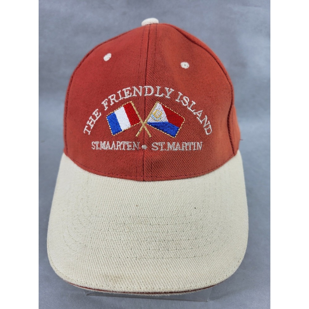 The Friendly Island St. Marten - St. Martin Strapback Baseball Cap Hat